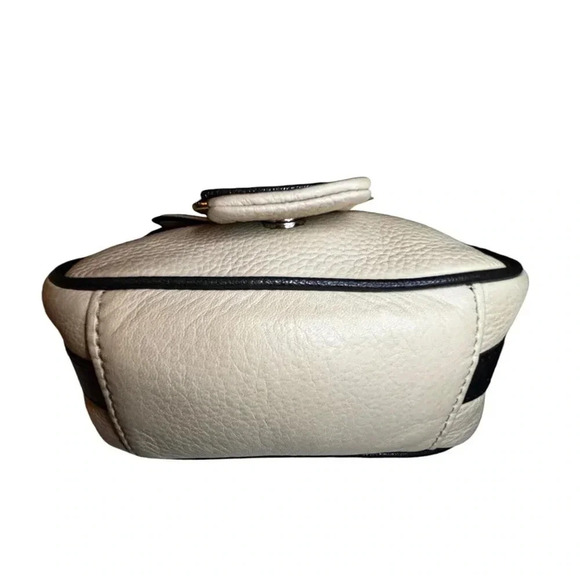 Kate Spade Vintage Embossed Signature Stud Long Adjustable Crossbody Strap-Cream - Picture 9 of 15